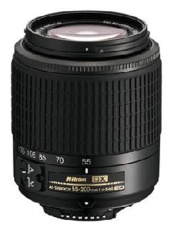 Nikon AF-S DX 4,0-5,6/55-200 ED Negro