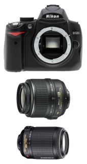 El kit del objetivo D5000 18-55 + 55-200 VR incluye el cuerpo de la cámara D5000 y dos objetivos NIKKOR que le permiten adaptarse a cualquier situación.El objetivo AF-S DX 18-55 mm VR resulta ideal pa...