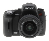 La cámara DSLR-A500 está diseñada para todo tipo de fotografías, incluyendo fotos instantáneas, deportes y artísticas. Proporciona calidad de imagen sobresaliente con colores y rango tonal vivos, y of...