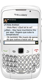 BlackBerry 8520 Blanca Smartphone VODAFONE Contrato Portabilidad