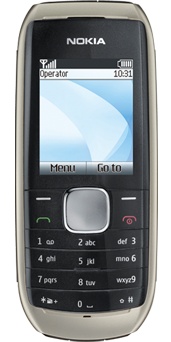Nokia 1800 Plata VODAFONE Tarjeta Alta