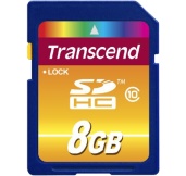 Foto y Video Tarjetas de memoria SDHC 8GB Class 10
