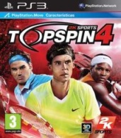 Videojuegos PS3 MOVE Top Spin 4 Videojuegos PS3 MOVE Top Spin 4