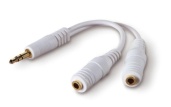 Acc. Telefonía Cables datos 3,5 mm Y-Adapter 2