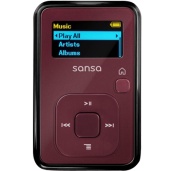 SanDisk Sansa Clip+ MP3 FM 4GB Rojo SanDisk Sansa Clip+ MP3 FM 4GB Rojo