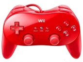 Videojuegos WII Mando WII Clásico Pro Rojo