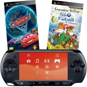 Sony Consola PSP E1004 + Geronimo Stilton + Cars 2