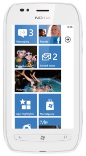 Nokia Lumia 710 Smartphone Blanco ORANGE Tarjeta Alta