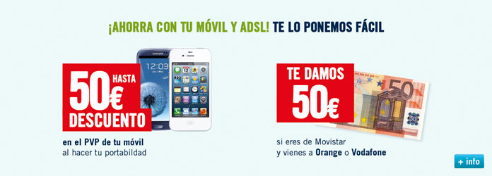Pack movil + ADSL Pack movil + ADSL