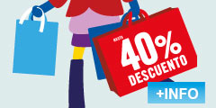 hasta 40% de descuento