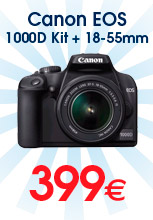 Canon EOS 1000D Kit + 18-55 mm